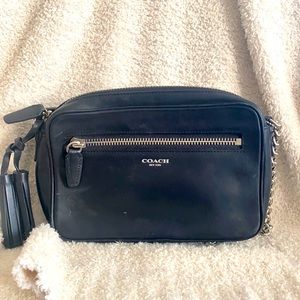 Coach Legacy Flight Leather Crossbody Shoulder Bag